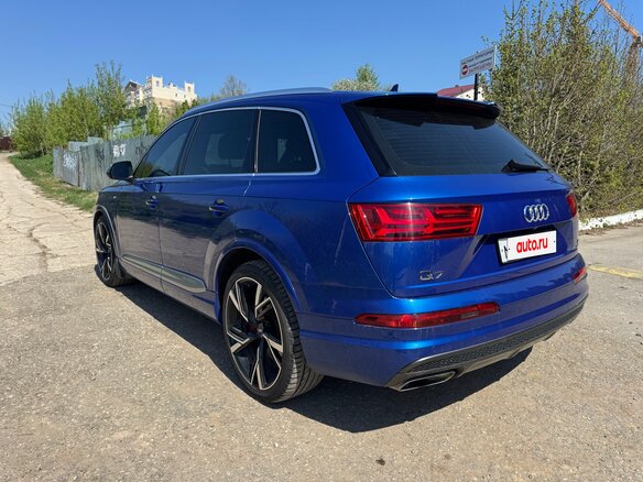 2016 Audi Q7 II (4M), синий, 4249000 рублей - вид 6