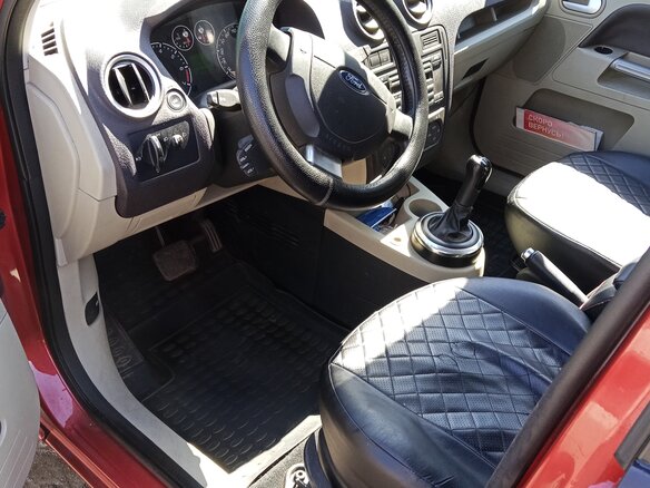 2006 Ford Fusion I Рестайлинг, красный, 330000 рублей - вид 8
