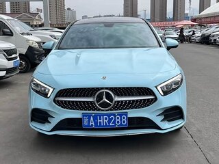 2022 Mercedes-Benz A-Класс 180 Long IV (W177), голубой, 1550000 рублей, вид 2