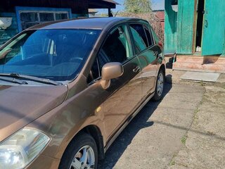 2007 Nissan Tiida I, коричневый, 560000 рублей, вид 4