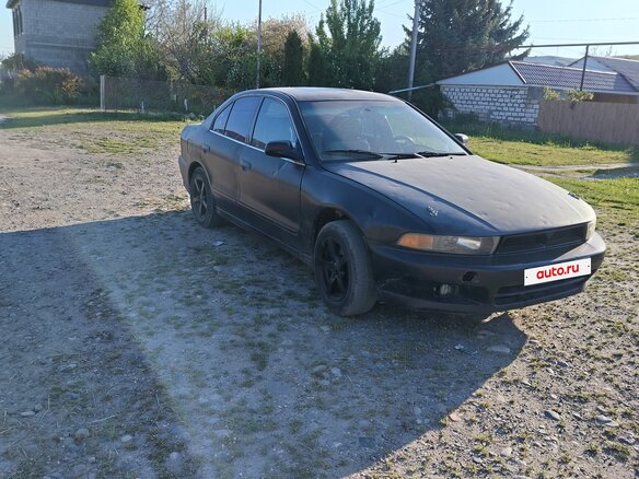 2001 Mitsubishi Galant VIII Рестайлинг, чёрный, 230000 рублей - вид 1