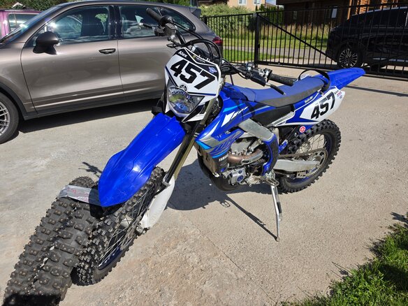 2020 Yamaha WR450F, синий, 750000 рублей - вид 1