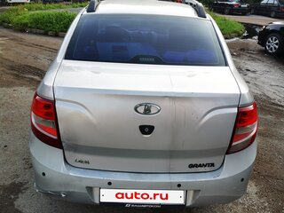 2012 Lada (ВАЗ) Granta I, серебристый, 150000 рублей, вид 4