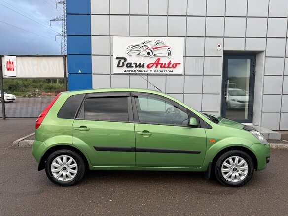 2008 Ford Fiesta Mk5, зелёный - вид 6