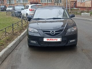 2008 Mazda 3 I (BK) Рестайлинг, чёрный, 420000 рублей, вид 3