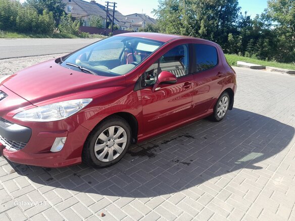2008 Peugeot 308 I, красный, 310000 рублей - вид 6