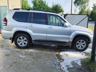 2006 Toyota Land Cruiser Prado 4-speed 120 Series, серебристый, 1600000 рублей, вид 4