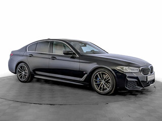 2021 BMW 5 серии 520i VII (G30/G31/G38) Рестайлинг, синий, 4550000 рублей, вид 3