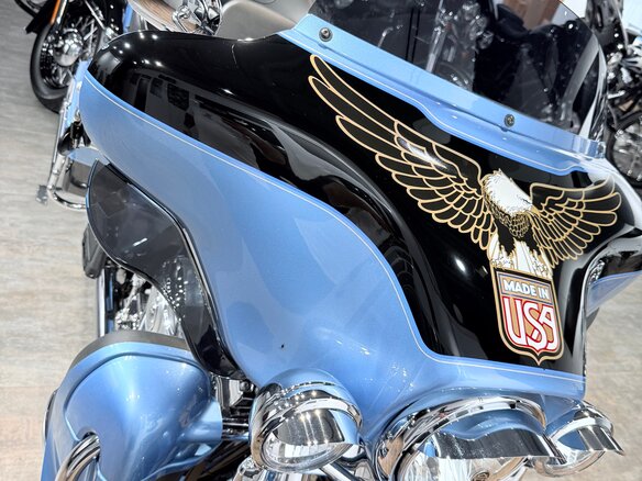 2011 Harley-Davidson Electra Glide, голубой, 1299000 рублей - вид 19