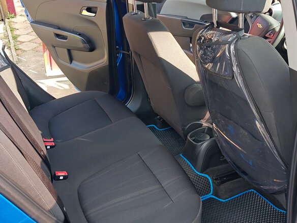 2013 Chevrolet Aveo II, синий, 830000 рублей - вид 6