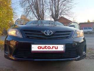2011 Toyota Corolla X (E140, E150) Рестайлинг, чёрный, 990000 рублей, вид 3