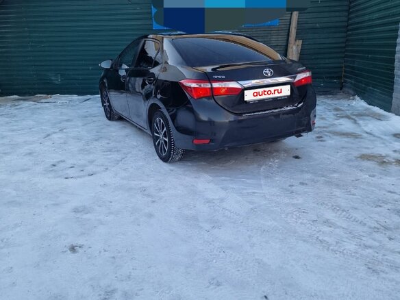 2013 Toyota Corolla XI (E160, E170, E180), чёрный, 1000000 рублей - вид 3