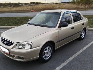 2006 Hyundai Accent ТагАЗ II, бежевый, 730000 рублей, вид 3