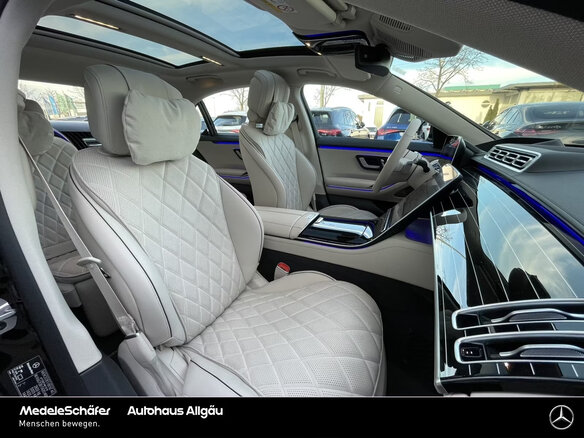 2026 Mercedes-Benz S-Класс 580 Long 4MATIC VII (W223), чёрный - вид 12