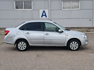2013 Lada (ВАЗ) Granta I, серебристый, 290000 рублей, вид 4