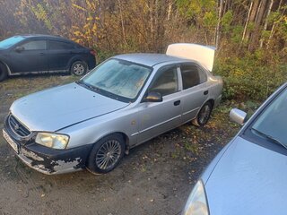 2005 Hyundai Accent ТагАЗ II, серебристый, 130000 рублей, вид 1