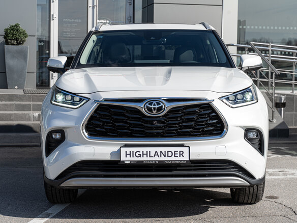 2026 Toyota Highlander IV (XU70), белый - вид 2