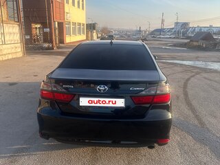 2015 Toyota Camry VII (XV50) Рестайлинг, чёрный, 1700000 рублей, вид 4