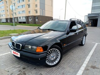 1997 BMW 3 серии 318i III (E36), чёрный, 450000 рублей, вид 1