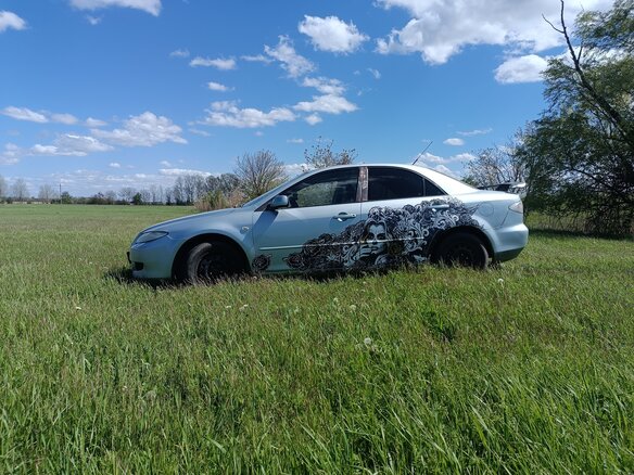 2004 Mazda 6 I (GG), серебристый, 333000 рублей - вид 6