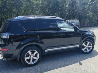 2008 Mitsubishi Outlander II, чёрный, 1380000 рублей, вид 4