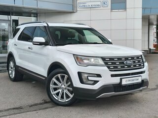 2016 Ford Explorer V Рестайлинг, белый, 2649000 рублей, вид 2