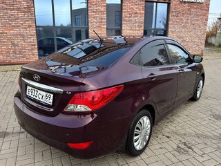 2011 Hyundai Solaris I, фиолетовый, 630000 рублей, вид 5