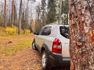 2008 Hyundai Tucson I, серебристый, 705000 рублей, вид 4