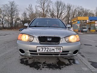 2001 Hyundai Elantra III (XD), серебристый, 159000 рублей, вид 2