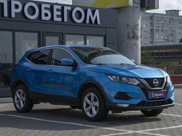 2019 Nissan Qashqai II Рестайлинг, голубой - вид 2