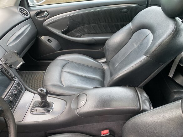 2003 Mercedes-Benz CLK-Класс 200 II (W209), серебристый, 640000 рублей - вид 10