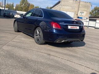 2018 Mercedes-Benz C-Класс 200 IV (W205) Рестайлинг, синий, 2400000 рублей, вид 3