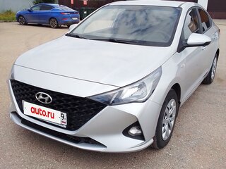 2021 Hyundai Solaris II Рестайлинг, серый, 1615000 рублей, вид 3