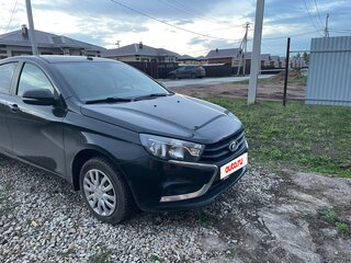 2016 Lada (ВАЗ) Vesta I, чёрный, 750000 рублей, вид 2