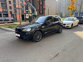 2012 BMW X3 20d xDrive II (F25), чёрный, 1700000 рублей, вид 1