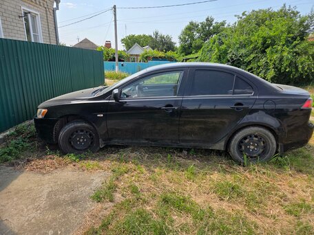 2010 Mitsubishi Lancer X, чёрный, 438000 рублей, вид 4