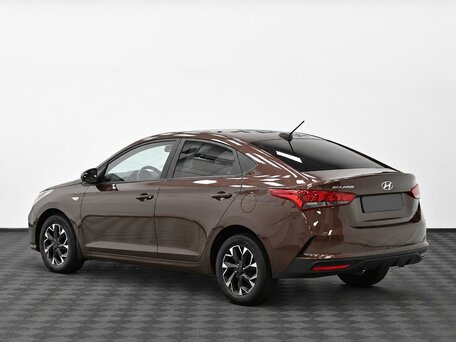 2022 Hyundai Solaris II Рестайлинг, коричневый, 1315000 рублей, вид 2