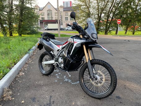 2020 Honda CRF 250L Rally, чёрный, 600000 рублей, вид 1