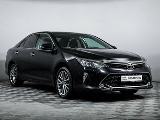 2017 Toyota Camry VII (XV50) Рестайлинг 2, чёрный, 2330000 рублей, вид 3