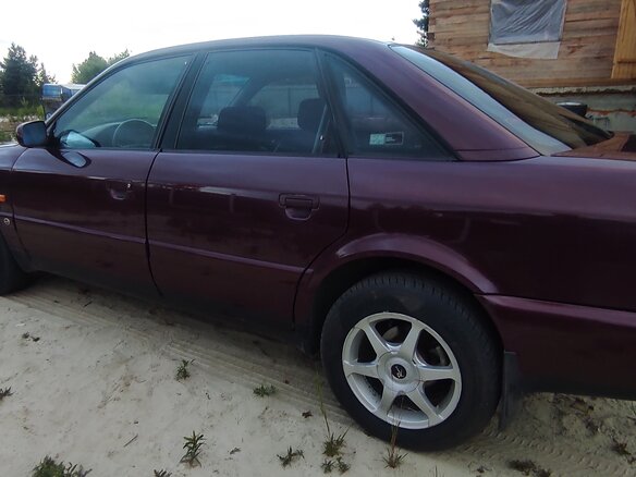 1995 Audi A6 I (C4), красный, 229000 рублей - вид 21