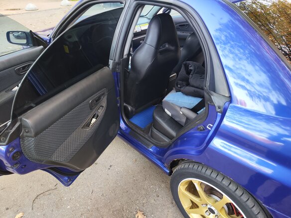 2006 Subaru Impreza II Рестайлинг 2, синий, 800000 рублей - вид 15