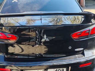 2007 Mitsubishi Lancer X, чёрный, 680000 рублей, вид 2