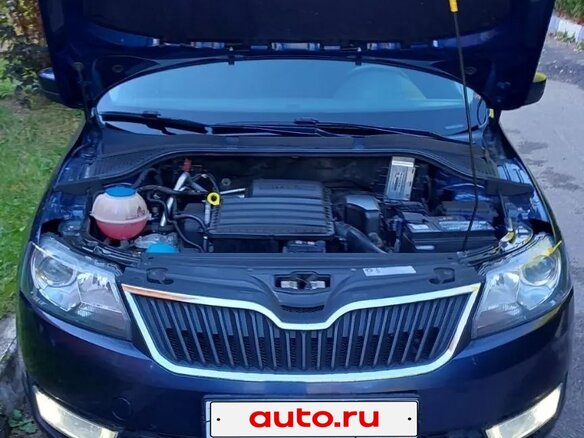 2017 Skoda Rapid I, синий, 1300000 рублей - вид 2