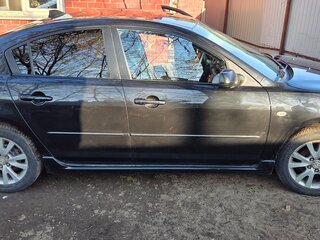 2007 Mazda 3 I (BK) Рестайлинг, чёрный, 580000 рублей, вид 3