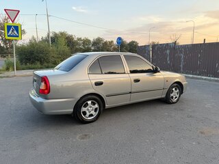 2008 Hyundai Accent ТагАЗ II, коричневый, 500000 рублей, вид 2