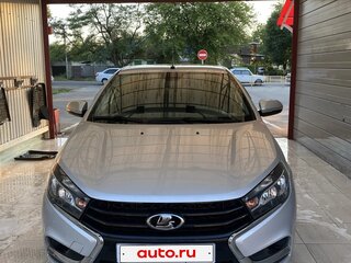2017 Lada (ВАЗ) Vesta I, серебристый, 820000 рублей, вид 2