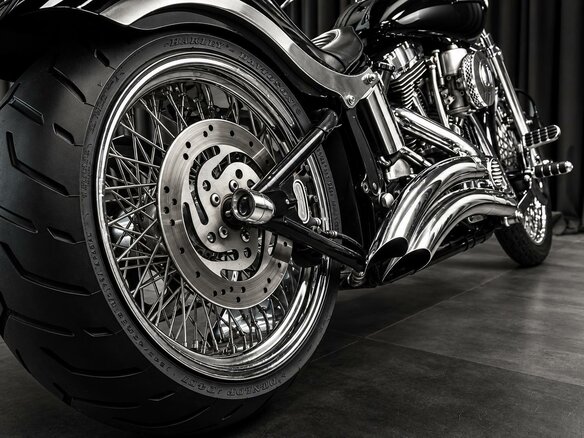 1999 Harley-Davidson Springer Softail, чёрный - вид 7