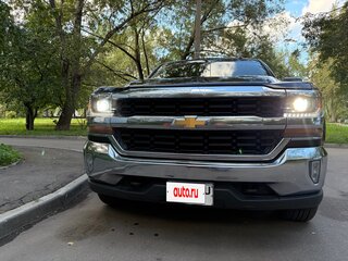 2018 Chevrolet Silverado Double Cab 6-speed III (K2XX) Рестайлинг, чёрный, 2500000 рублей, вид 1