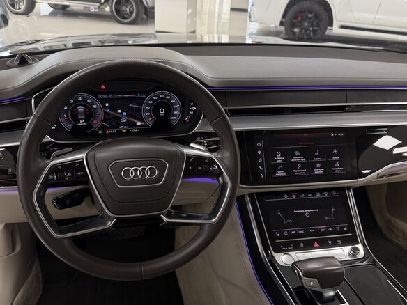 2018 Audi A8 Long 55 TFSI IV (D5), чёрный, 5700000 рублей - вид 26