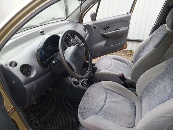 2008 Daewoo Matiz I Рестайлинг, бежевый, 90000 рублей - вид 4